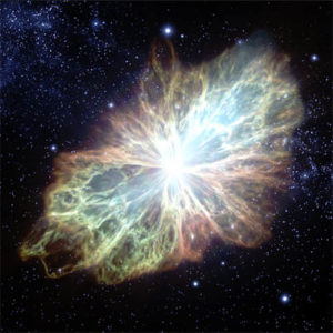 взрыв сверхновой, выход из слияния
